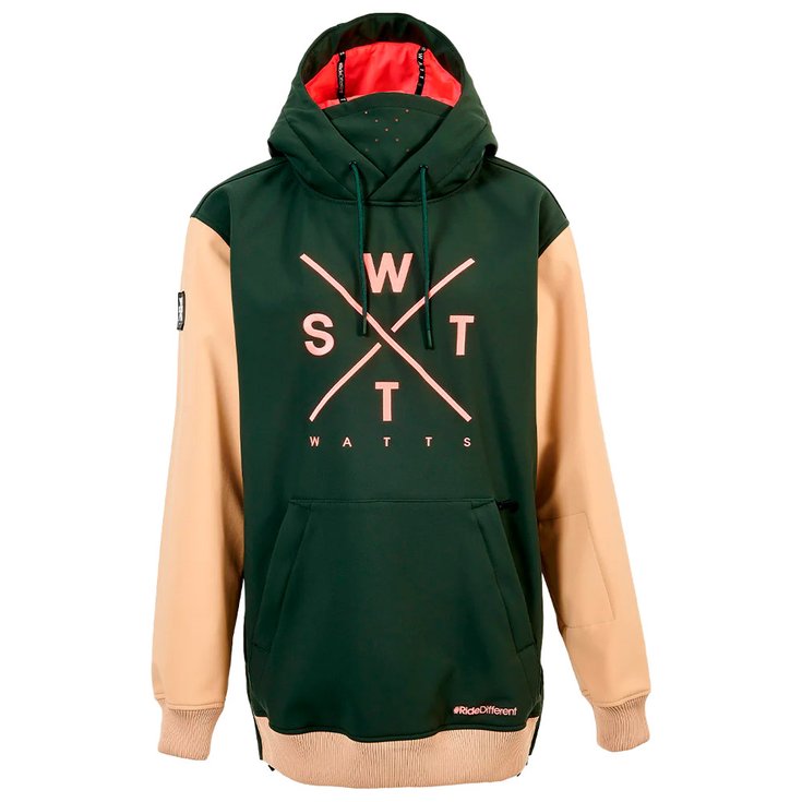 Watts Skijassen Orbital Forest Green Beige Voorstelling