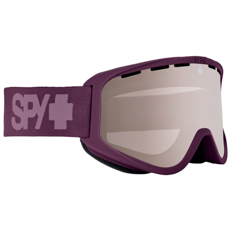Spy Masque de Ski Woot Monochrome Purple Bronze Silver Spectra M Présentation