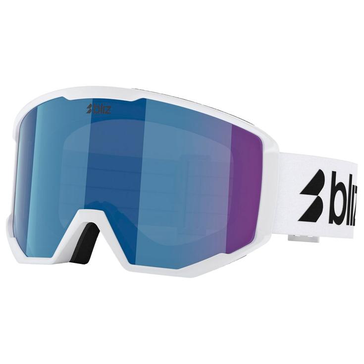 Bliz Maschera Spark Matte White Smoke Blue Multi Presentazione