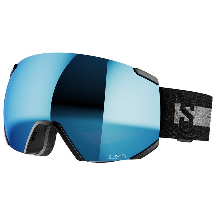 Salomon Masque de Ski Radium Black Sigma Sky Blue Présentation