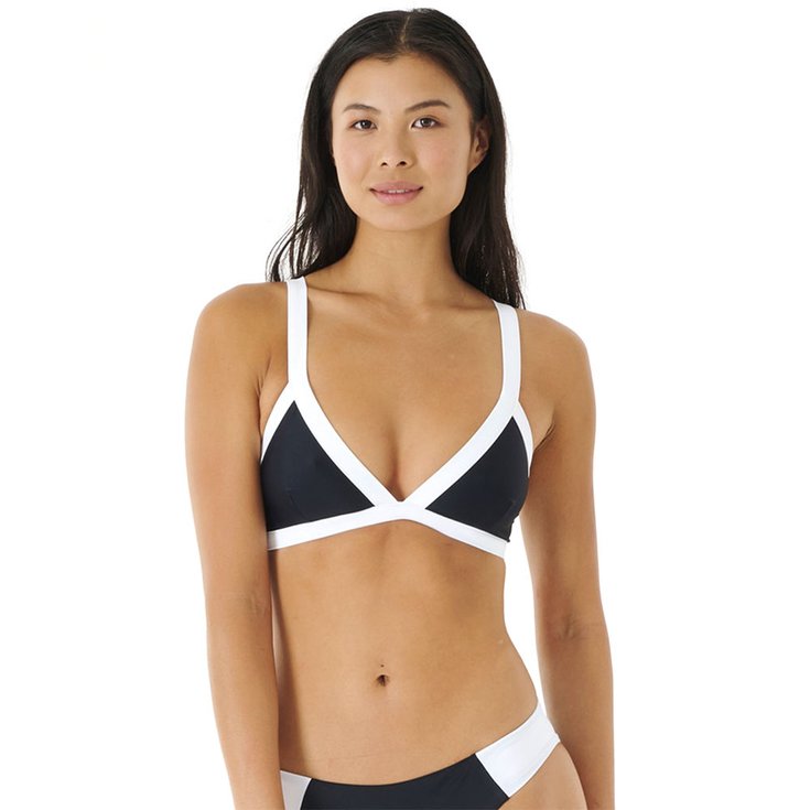 Rip Curl Swimsuit Haut de Bikini Mirage Colour Block Black Summer 2023 Glisshop