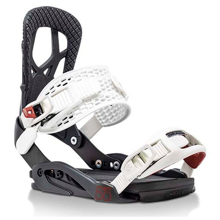 Drake Snowboard Binding Fifty Black White Overview