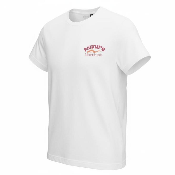 Picture T-Shirt D&S Dolomiti Tee Shirt Natural White Präsentation