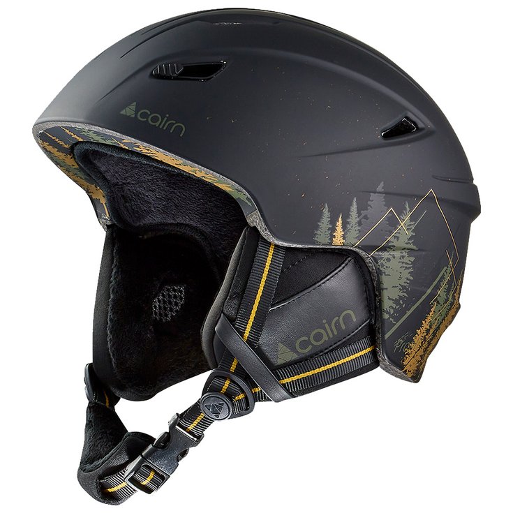 Cairn Helmet Profil Mat Black Gold Overview
