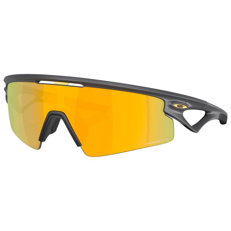 Oakley Occhiali da sole Sphaera Strike Matte Carbon Prizm 24K Polarized Presentazione