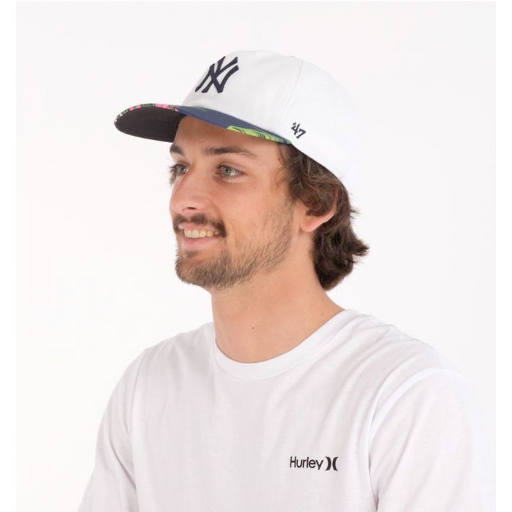Hurley Cap New York Yankees Hat White Overview
