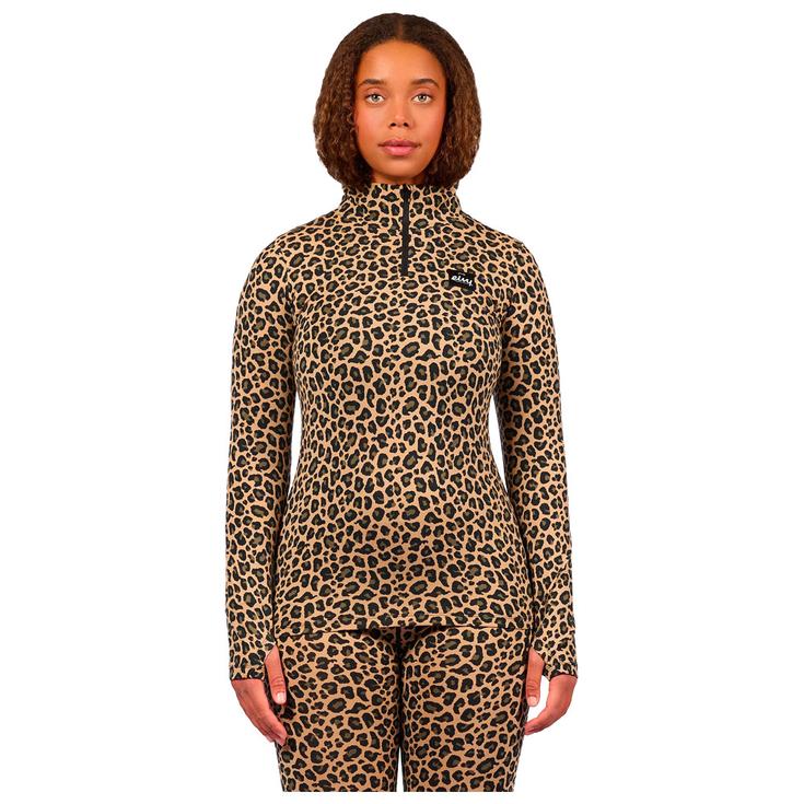Eivy Journey Merino Wool Top Leopard 