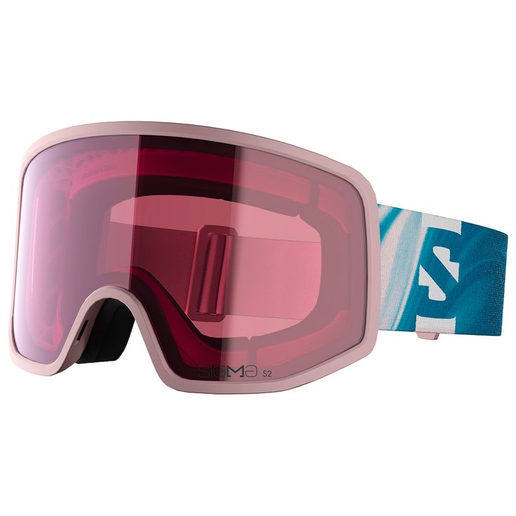 Salomon Máscaras Sentry Pro S Marta Bassino Sigma Pink + Sigma Light Blue Presentación