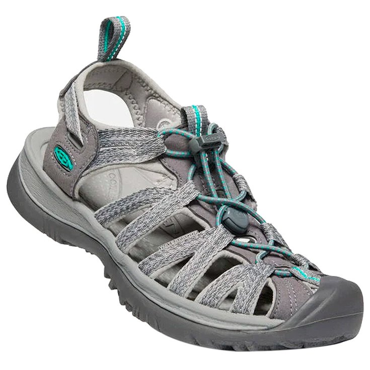 Keen Hiking sandals Whisper Grey Peacock Green Overview