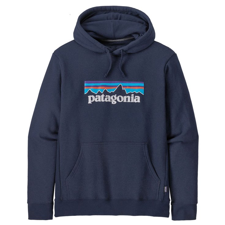 Patagonia Sweaters P-6 Logo Uprisal New Navy Voorstelling
