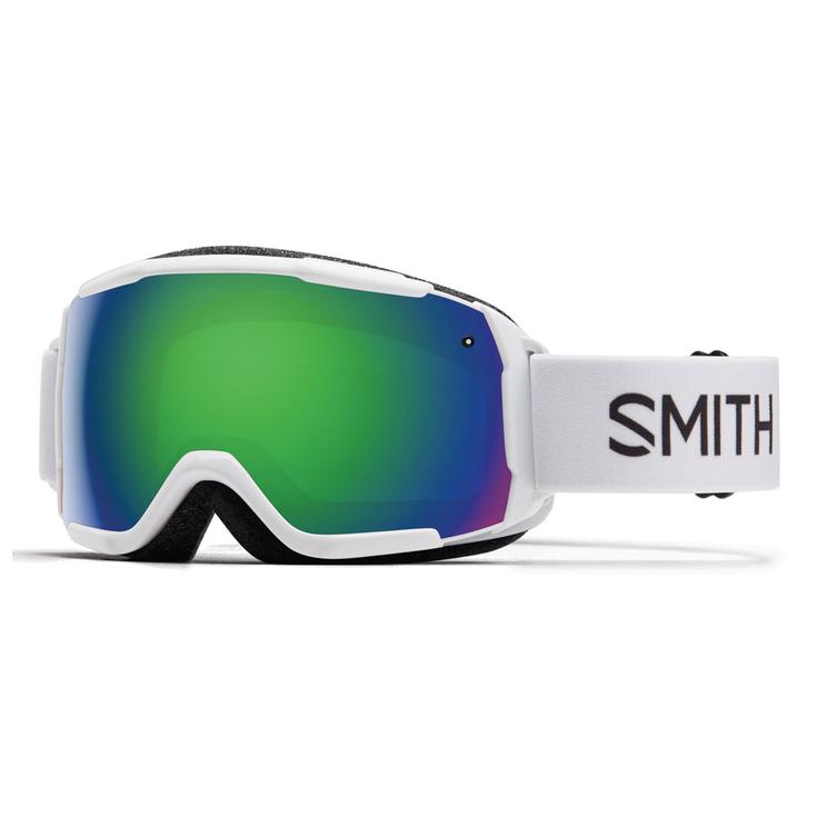 Smith Masque de Ski Grom White Green Sol-X Mirror Présentation