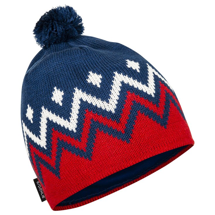 Bjorn Daehlie Nordic Beanie Hat Pattern High Risk Red Overview