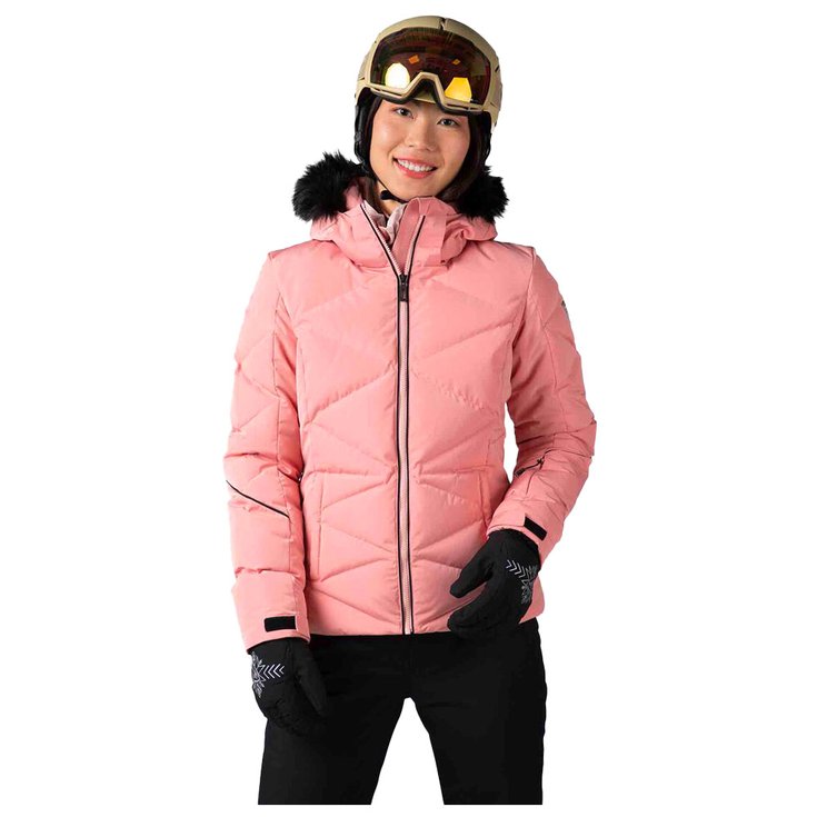 Rossignol Ski Jacket W Staci Pastel Pink Overview