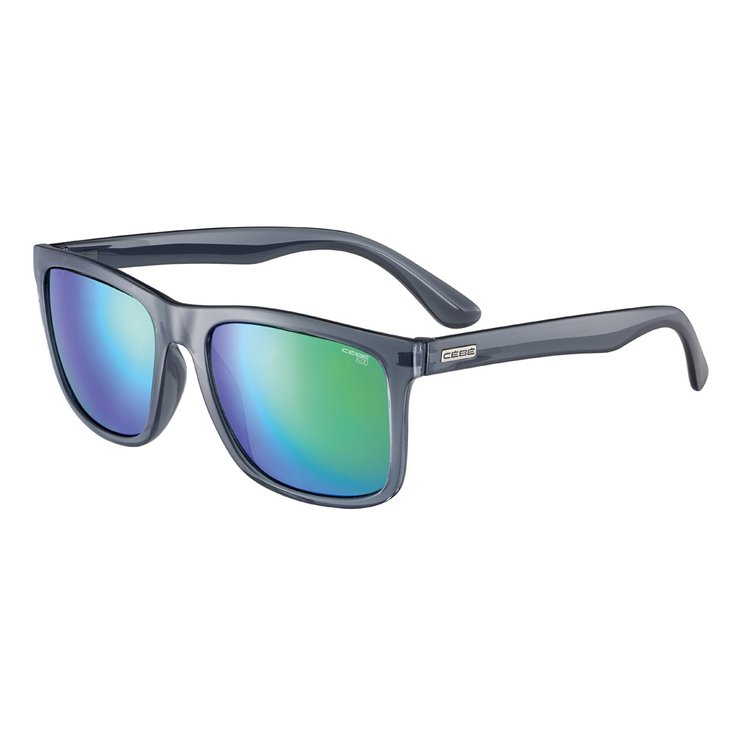 Cebe Sunglasses Hipe Shiny Translucent Grey 1500 Grey PC Ar Green Flash Mirror Overview