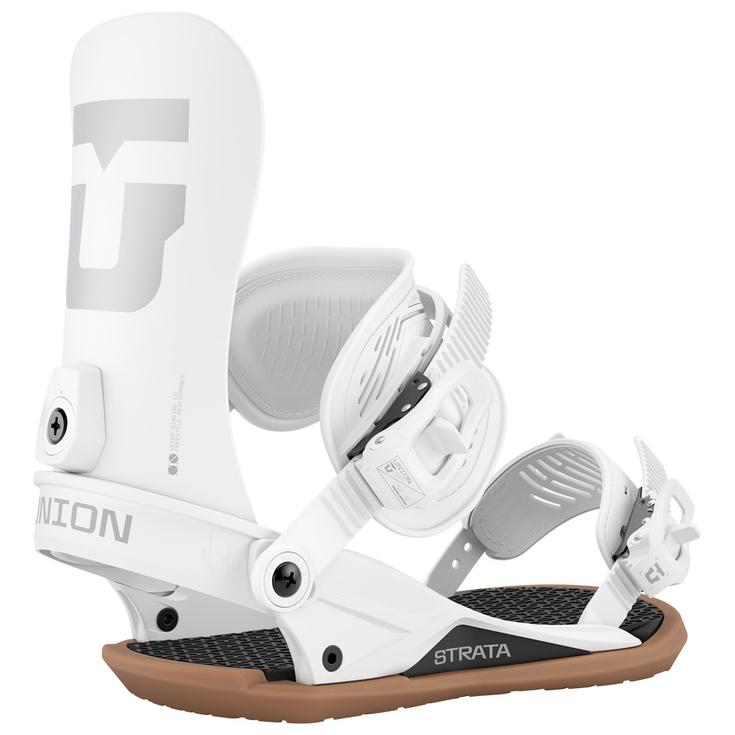 Union Attacchi Snowboard Strata White Presentazione