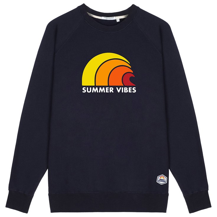 French Disorder Sweat Clyde Summer Vibes Navy Présentation