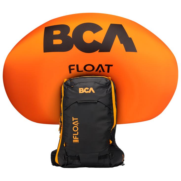 BCA Mochila airbag Float E2 15L Black Orange Presentación