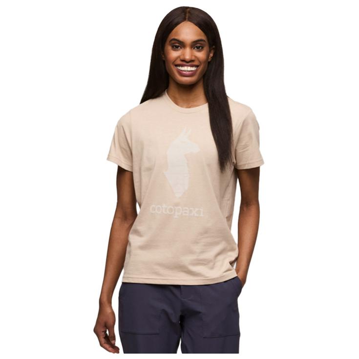 Cotopaxi Tee-shirt Cotopaxi Llama Tee Shirt W Oatmeal Présentation