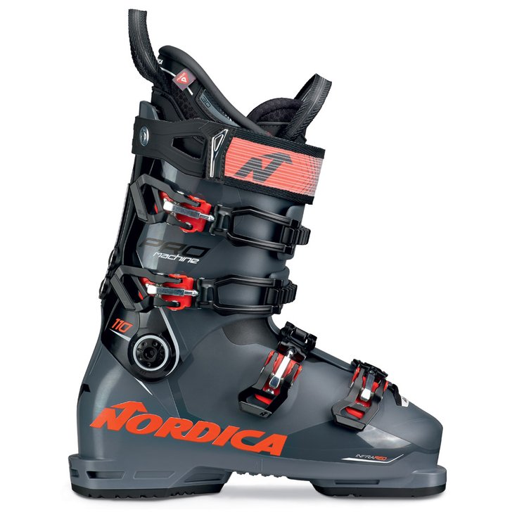 Nordica Chaussures de Ski Pro Machine 110 Anthracite Black Red 