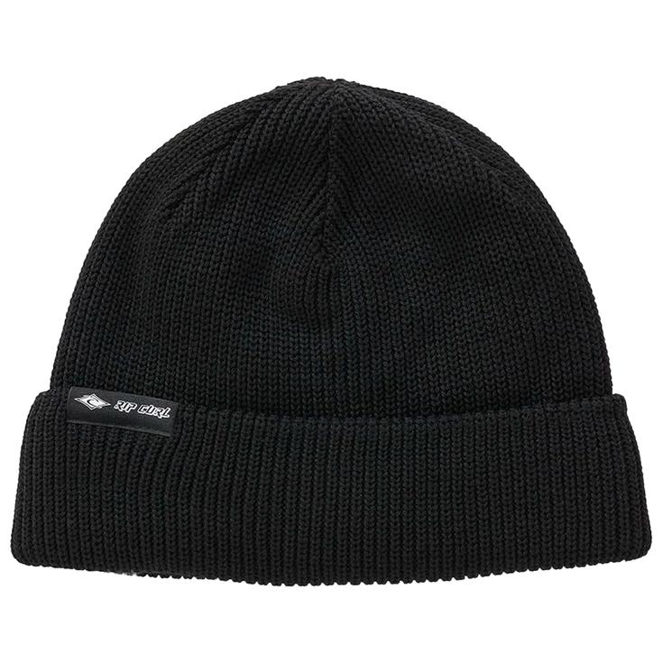 Rip Curl Bonnet Classic Surf Shallow Beanie Black Présentation