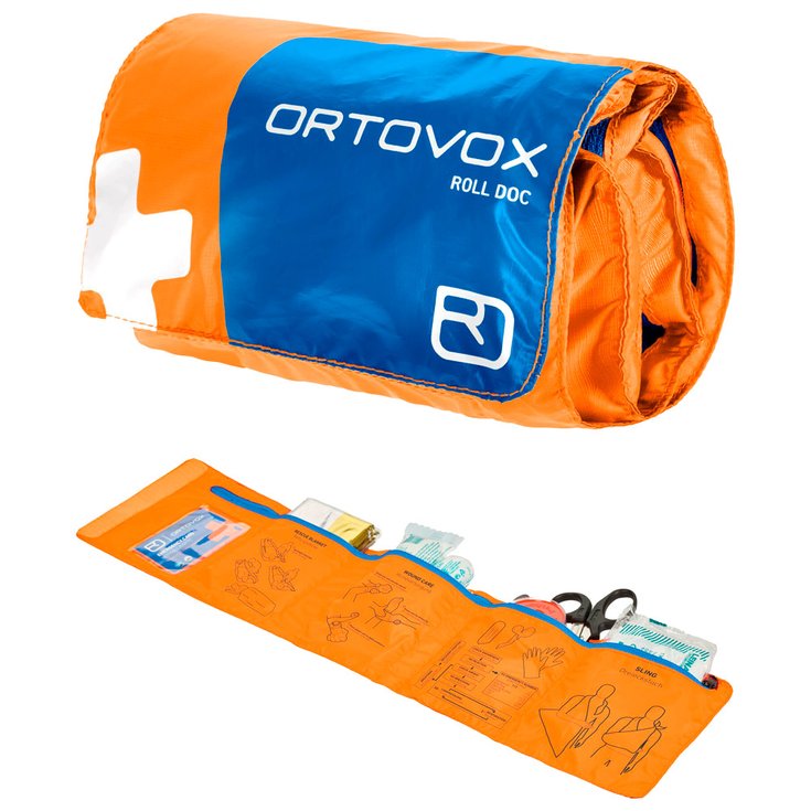 Ortovox Primo soccorso First Aid Roll Doc Shocking Orange Dettaglio