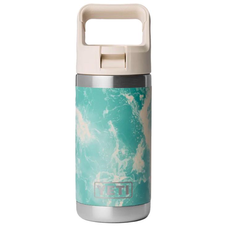 Yeti Flask Rambler Jr Bottle 12 Oz (354 ml) Seafoam Pattern Overview
