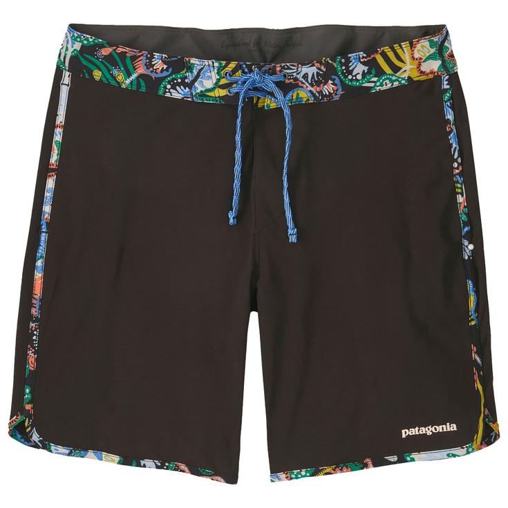 Patagonia Boardshorts M's Hydropeak Side Shore Boardshort 18' Undersea Black Overview