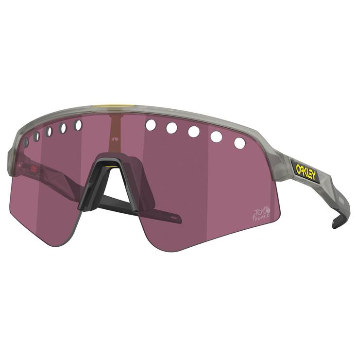 Oakley Sunglasses Sutro Lite Sweep Tdf Matte Grey Ink Prizm Road Black Overview