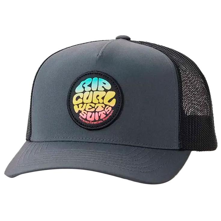 Rip Curl Gorra Wetsuit Icon Trucker Washed Black Presentación