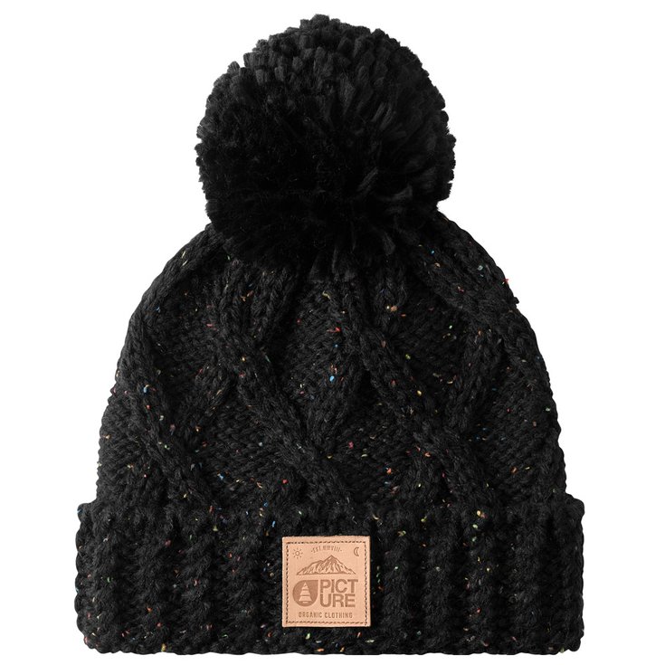 Picture Bonnet Haven Beanie A Black Neps Voorstelling