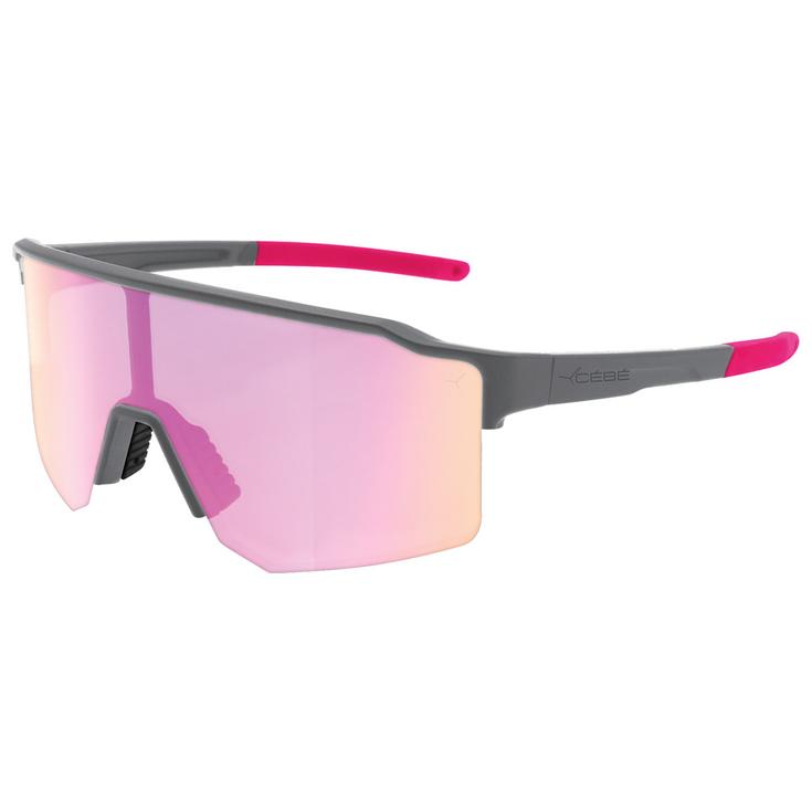 Cebe Sunglasses Outflow Lite Matt Light Grey Rose Red Mirror Photochromic Overview