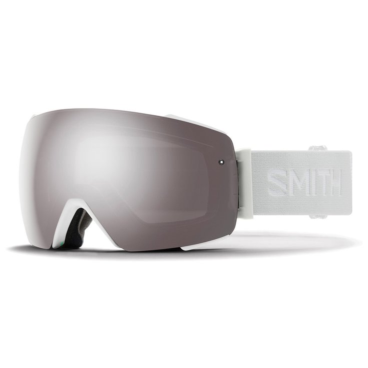 Smith Masque de Ski I/O Mag White Vapor ChromaPop Sun Platinum Mirror + ChromaPop Storm Rose Flash Présentation