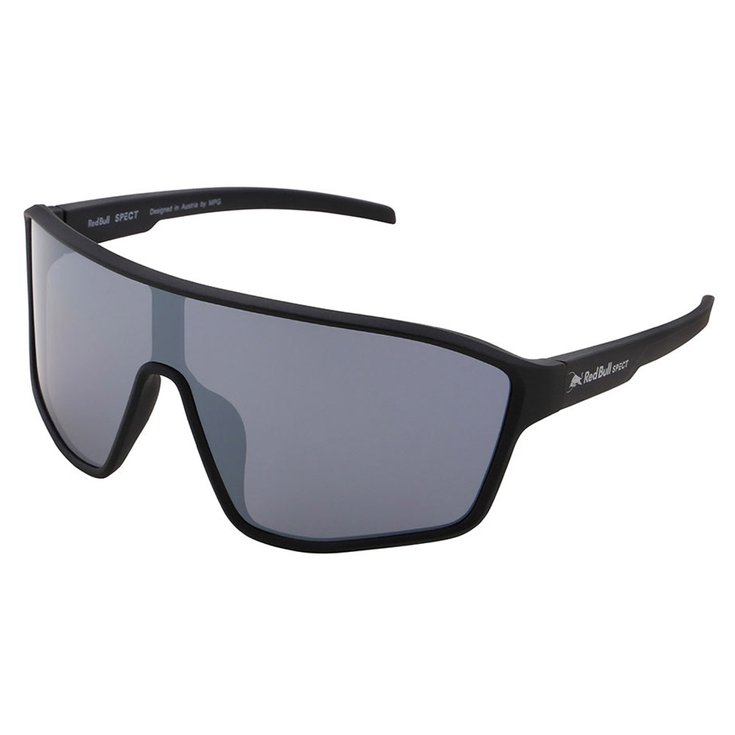 Red Bull Spect Sunglasses Daft Matt Metallic Black Smoke With Silver Mirror Overview