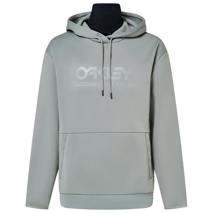 Oakley Felpa Rider Long 2.0 Hoodie Cement Presentazione