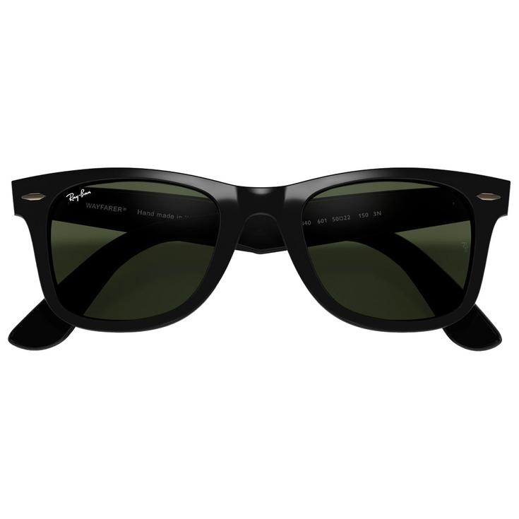 Ray Ban Gafas RB4340 Wayfarer Ease Polished Black Green G-15  Ray Ban Gafas RB4340 Wayfarer Ease Polished Black Green G-15