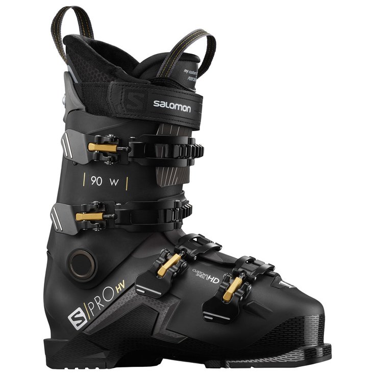 Salomon Skischoenen S/Pro HV 90 W Black Black Belluga Golden Glaw Voorstelling