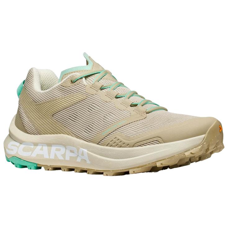 Scarpa Botas de trail Spin Planet Wmn Sand Ice Green Presentación