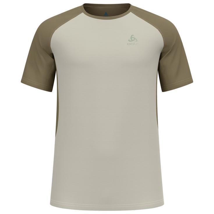 Odlo Camiseta de trail X Alp Trail Short Sleeve Vetiver Agate Gray Presentación