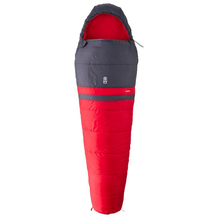 Wilsa Sac de couchage Verdon Grey Red Présentation