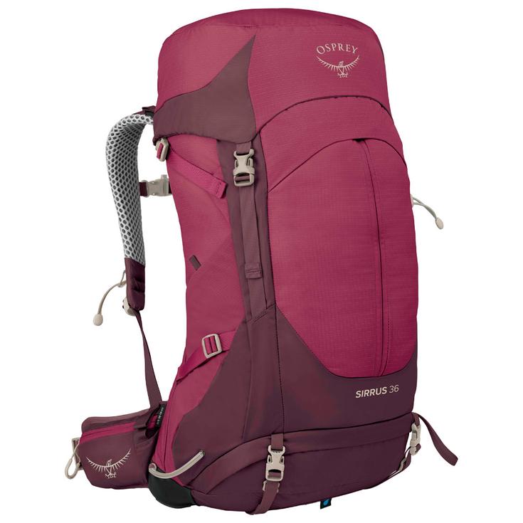 Osprey Sac à dos Sirrus 36 Eldeberry Purple Chiru Tan Présentation