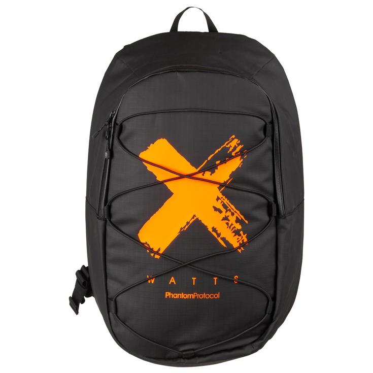 Watts Rucksack X-Over 21L Black Fluo Orange Präsentation