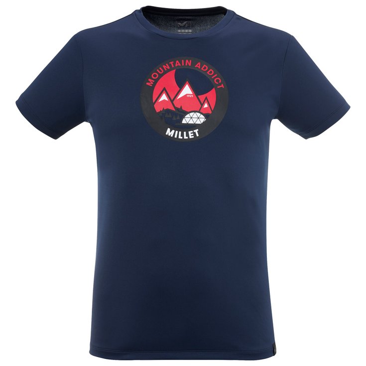 Millet Tee-shirt de rando Dreamy Peaks S/S Saphir Présentation