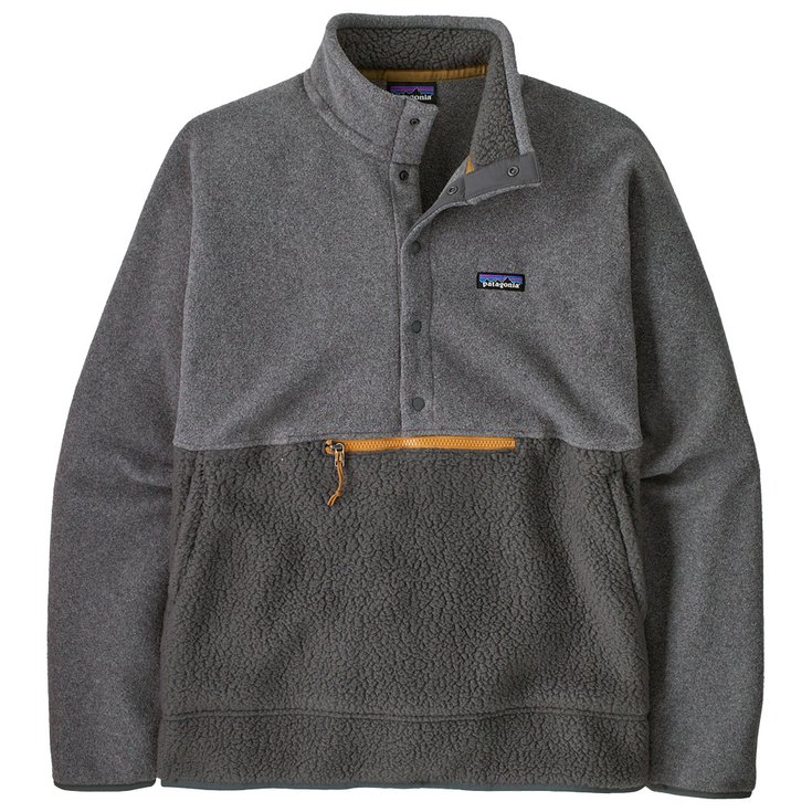 Patagonia Fleece M's Retro Pile 1/2 Snap Pullover Forge Grey Präsentation