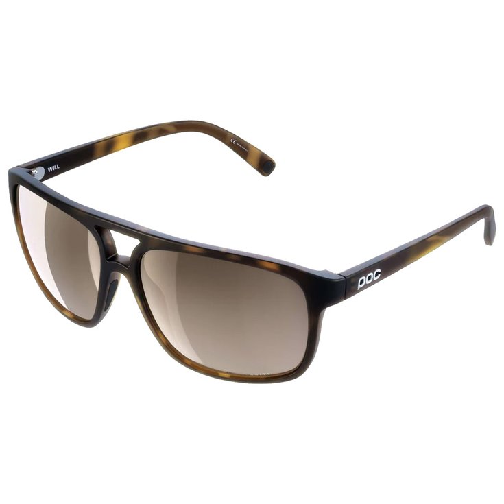 Poc Sunglasses Will Tortoise Brown Clarity Trail Silver Overview