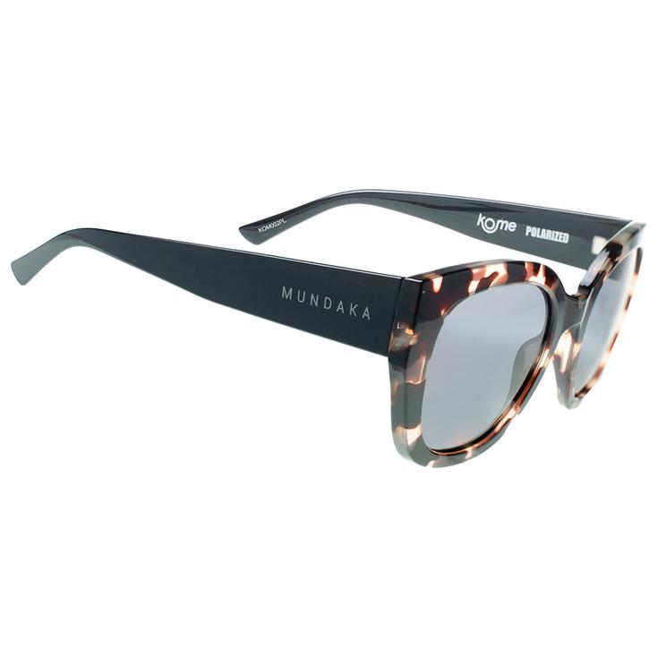 Mundaka Optic Lunettes de soleil Kome Milky Brown Black Smoke Polarized Présentation
