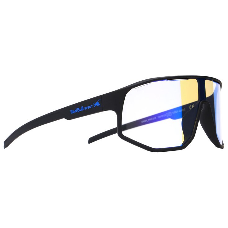 Red Bull Spect Sonnenbrille Dash Pro Soft Touch Black Photochromic Blue Mirror Präsentation