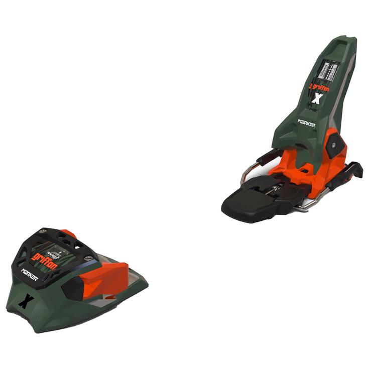 Marker Ski Binding Griffon X 13 105mm Green Orange Overview
