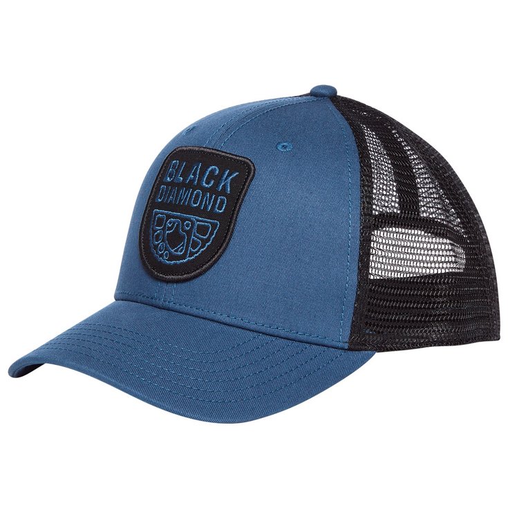 Black Diamond Petten Bd Trucker Hat Ink Blue Black Voorstelling
