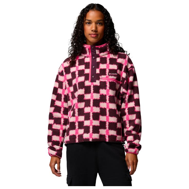 Columbia Polaire Helvetia II Printed Cropped Half Snap W Moonvista Geostack Présentation