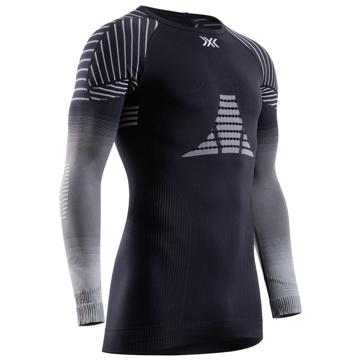 X Bionic Code Funktionsunterwäsche Invent Fx Shirt Ls Men Black Grey Light Grey Präsentation